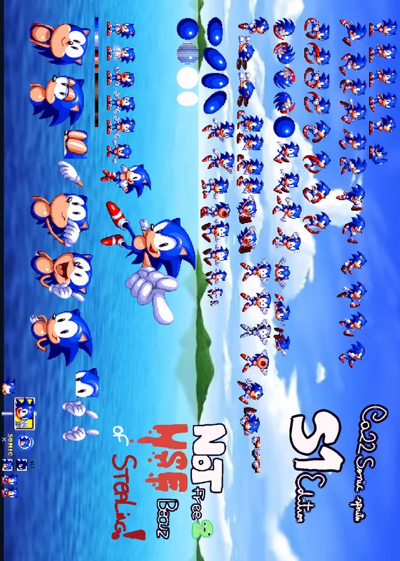 Ca22 Sonic Sprites (S1 EDITION) by @Markus_The_Mouse