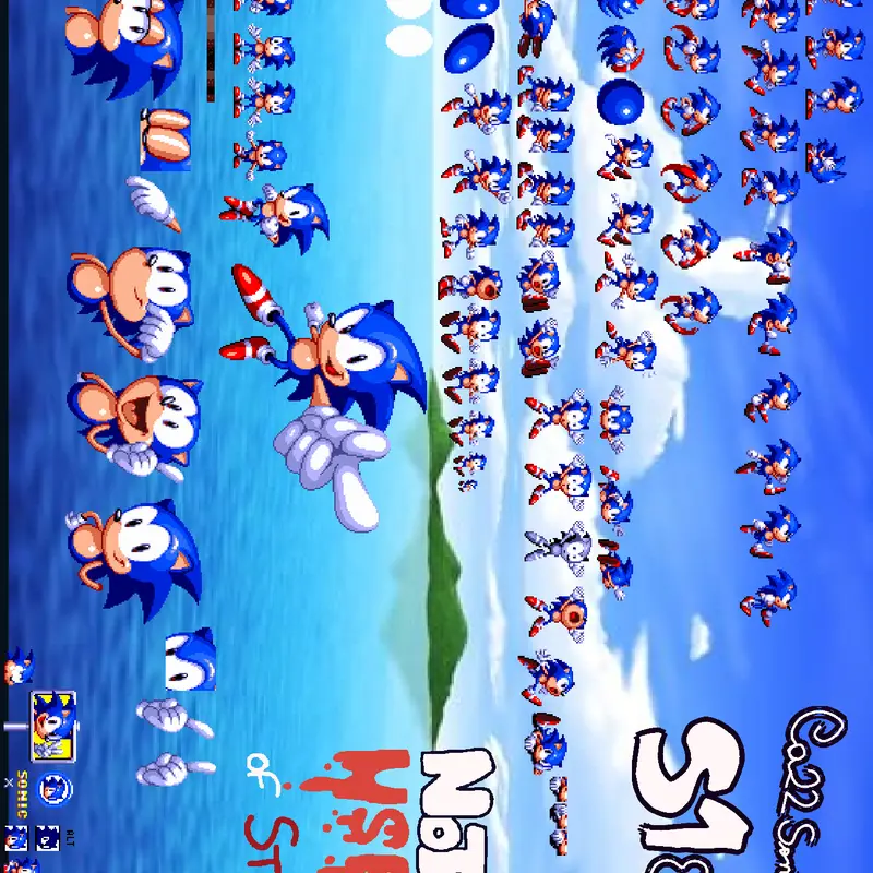 Ca22 Sonic Sprites (S1 EDITION) by @Markus_The_Mouse