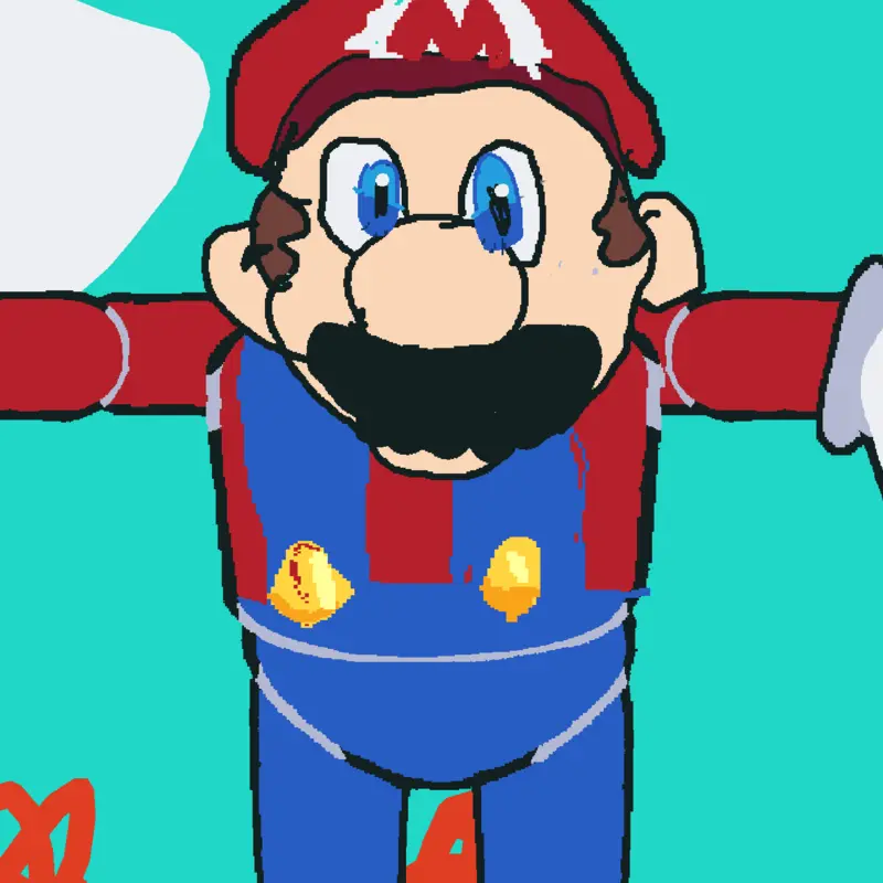 Super mario ragdoll by @KurtPhillip