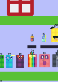 Numberblocks floor is lava 1-1M i add memjg...