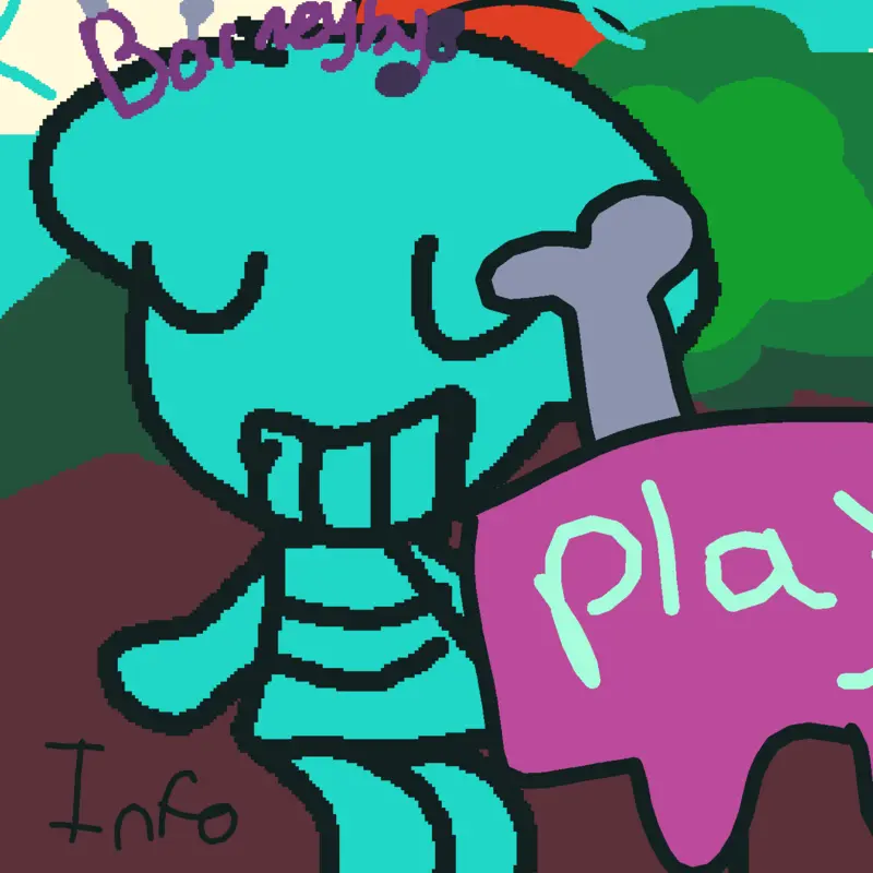 Swim barney DEMO GAME by @K8tty-D0ts
