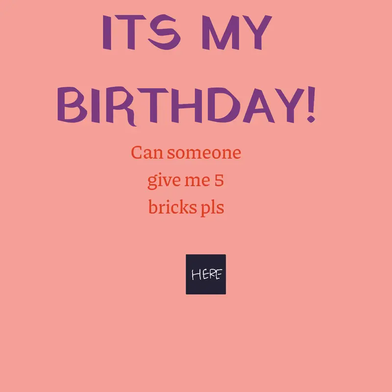 MY BIRTHDAY by @DaBlueStickman