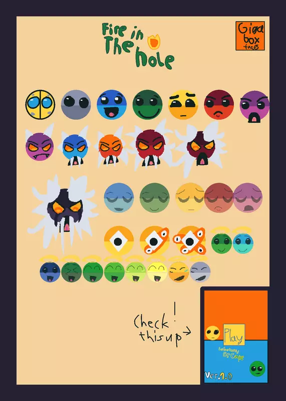 My bouncing Difficulty faces gd (take) by @Abssss