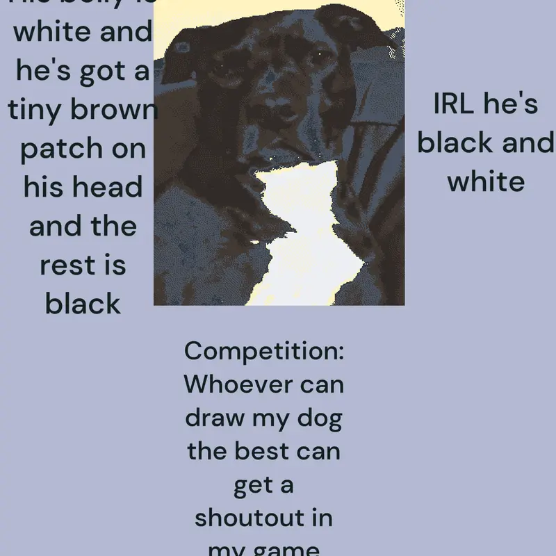 My dog, Ozzy! Drawing comp! by @Flyingsausagedoge2015