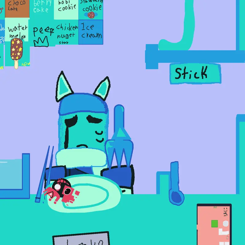 friend Elliot mukbang🩵💙 by @forsaken_fanlolXD