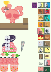 Mini mukbang pink clover