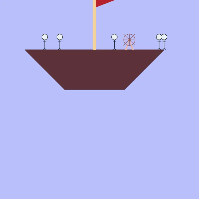 Bo't (boat) and water by @GUBBYES_unbanSCHELP