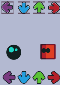 FNF circle vs red cube