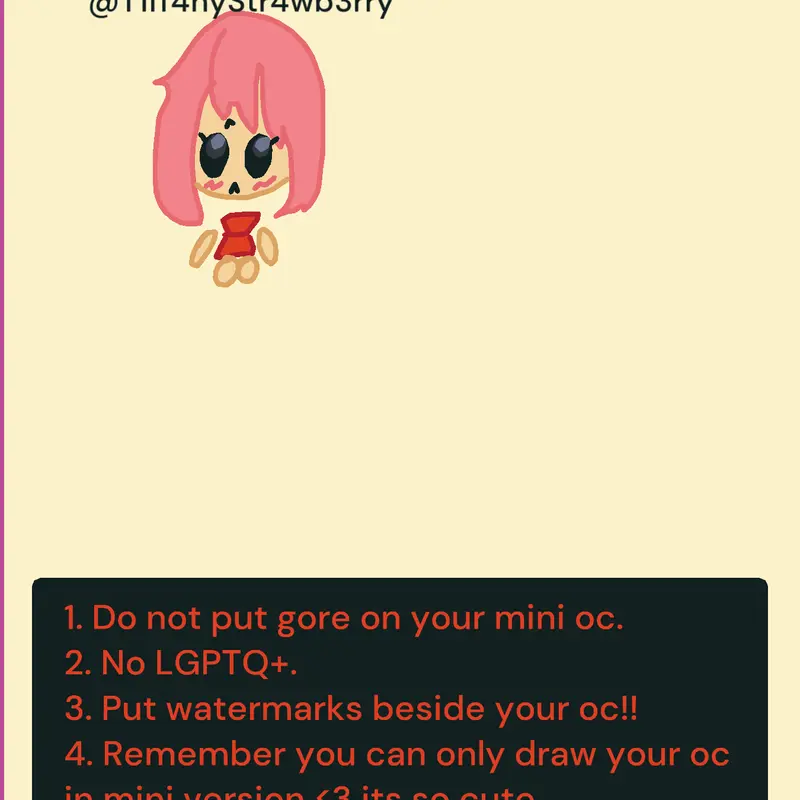 Mini oc remix party by @T1ff4nyStr4wb3rry