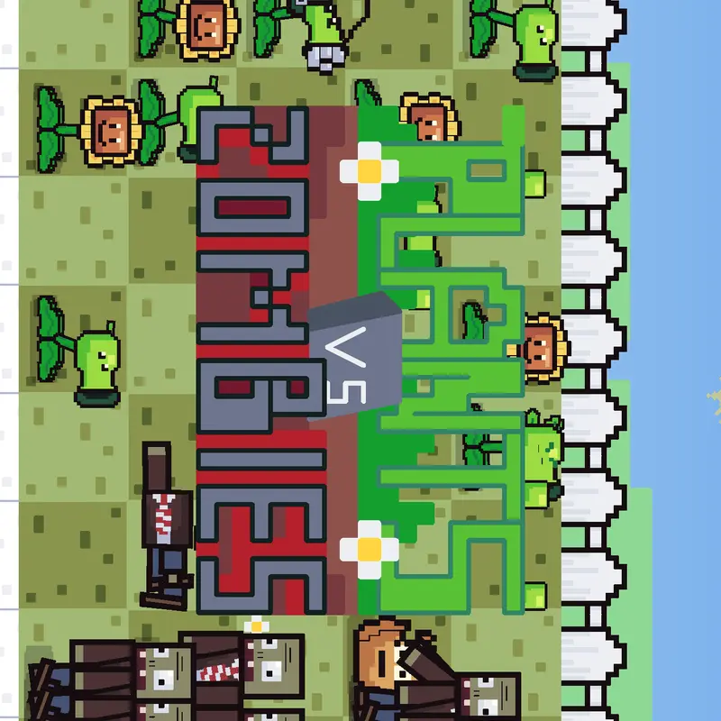 Plants VS Zombies by @Pulchritudinous