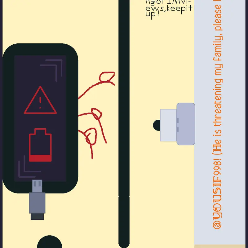 The Cable That Killed Nue Houjuu by @Daciann