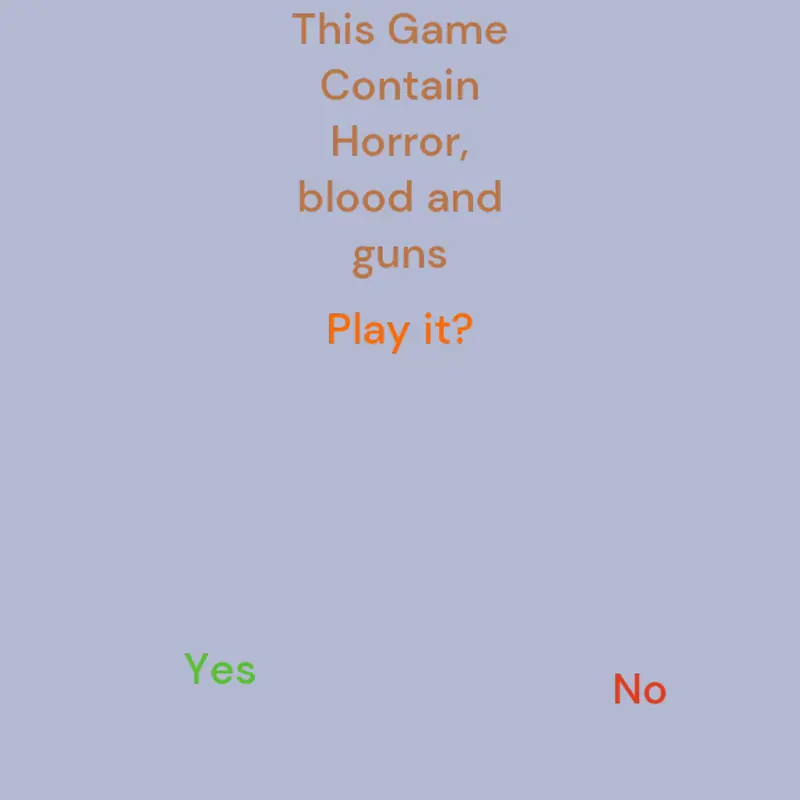 Horror game by @CreeperTomato999