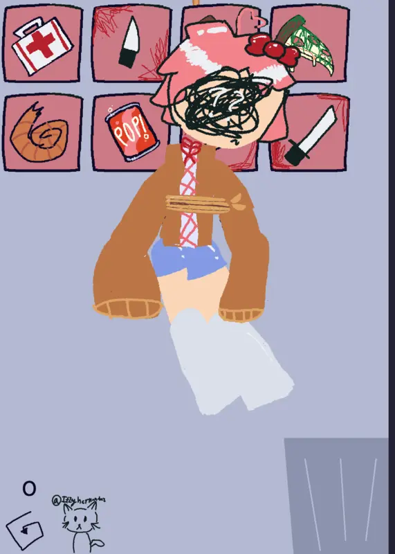 Not for easily disturbed people. Sayori! by @ItzyHernandez