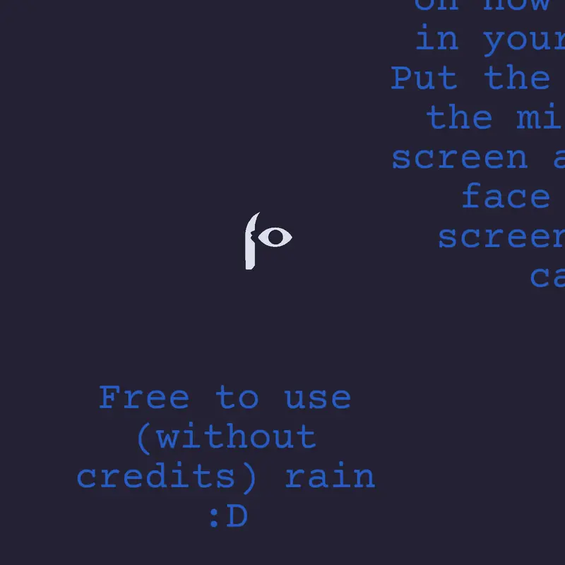 Free to use rain without credits by @hi3ded