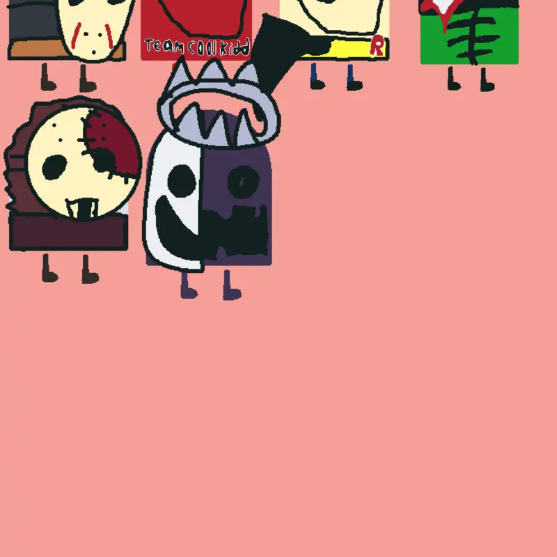 Forsaken Killer drawings by @Robotic0119_games