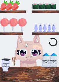 Cute cat Kate