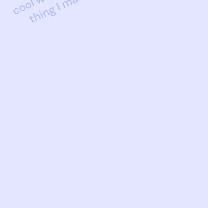 random cool cursor thing by @Invest