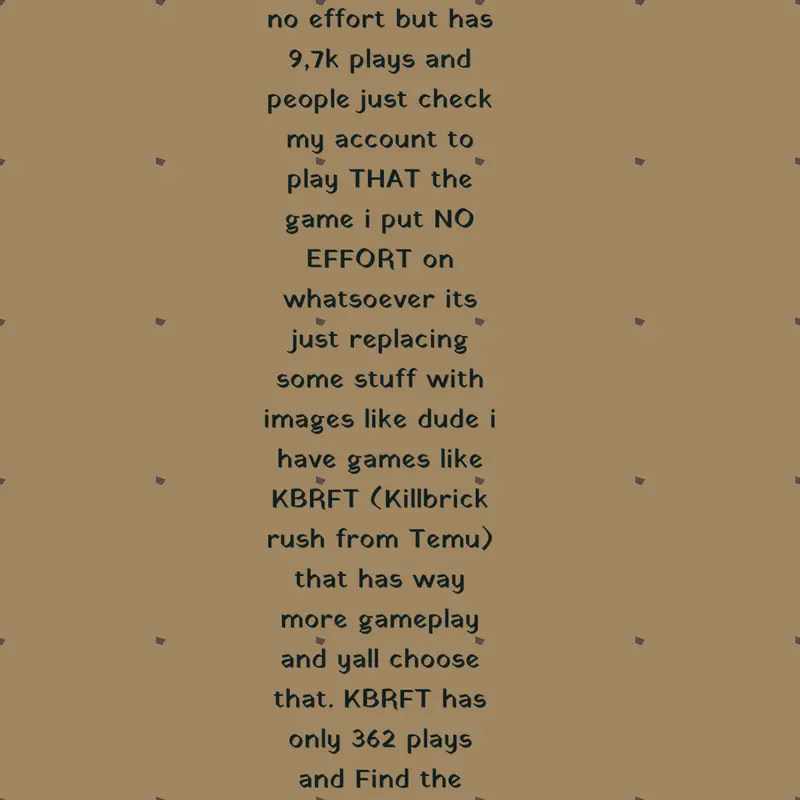 Game by @organisim