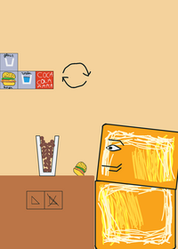 Simple eating game
