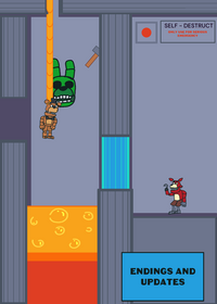 Ending game fnaf version