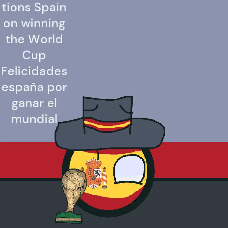 España gano la copa del mundo 2026 by @godzilla-peluche2026