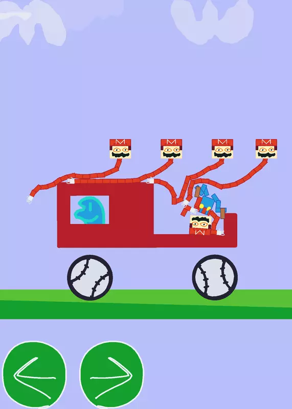 Mario drive car by @frickinickinickin