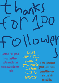 Thank you for 100 followers
