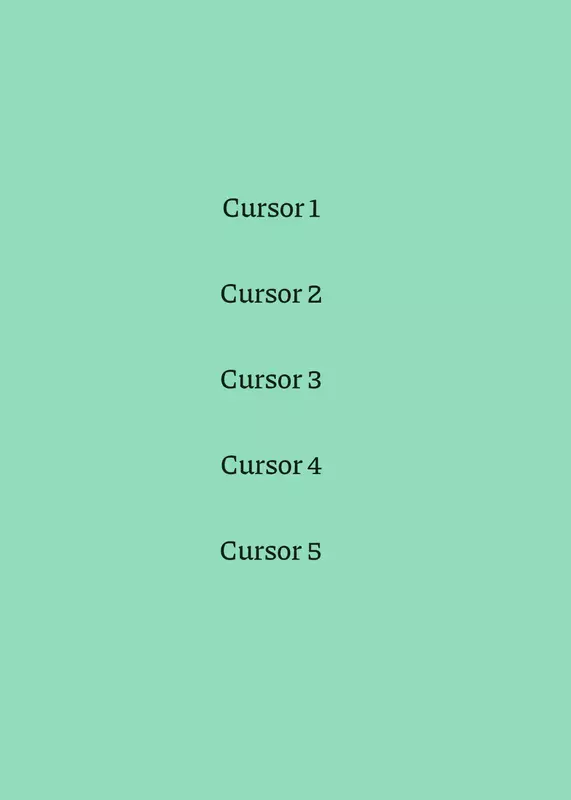 Cursor remix party by @Watercat