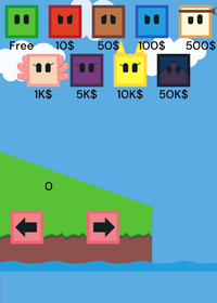 Put cubes in water for money
