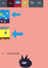 move and you will see the credits room miss...