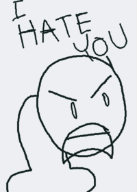 I hate you! - fanny