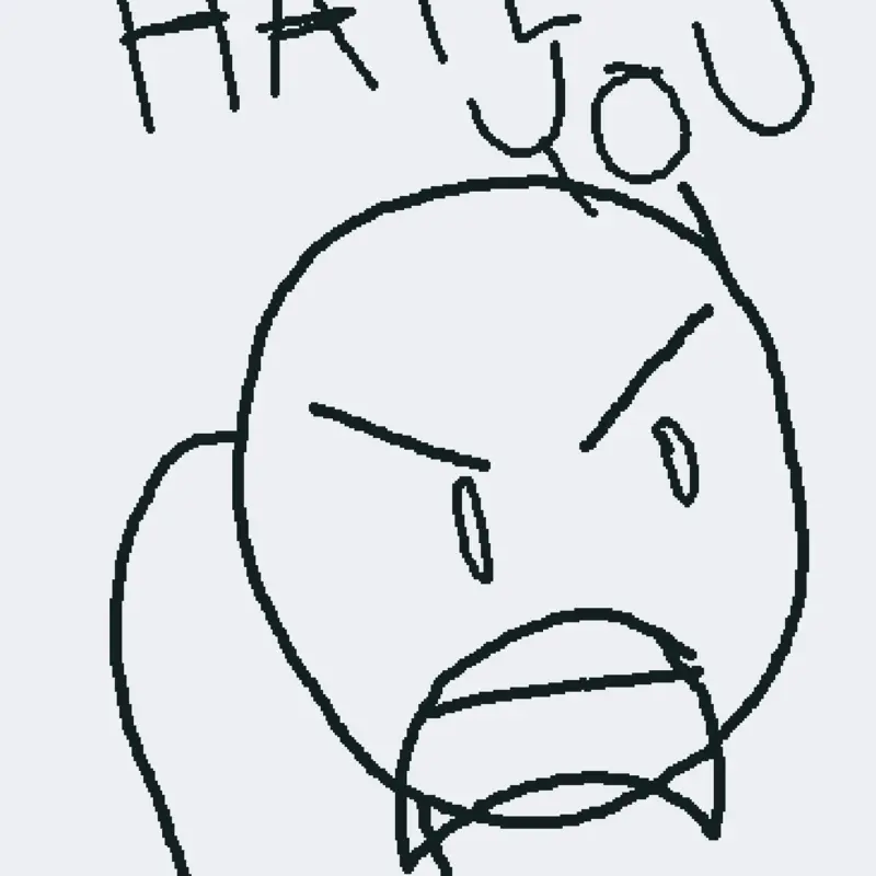 I hate you! - fanny by @luisromero1