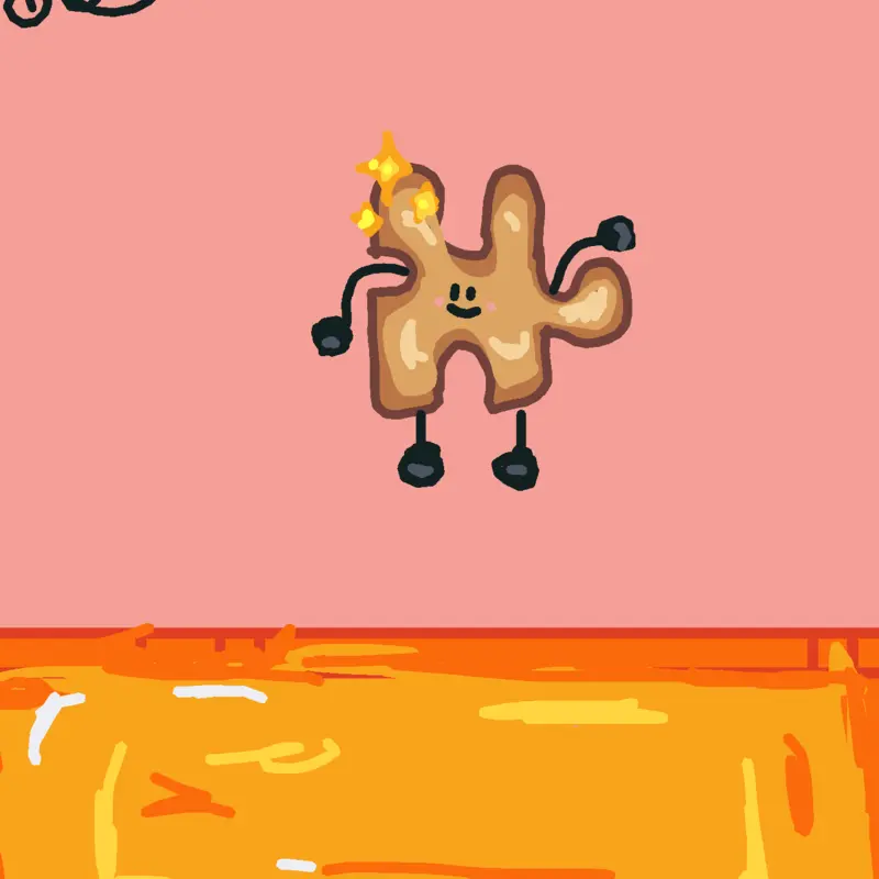 Puzzle piece cookie by @AisarKotos