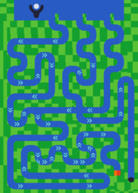 Choose one of the holes to lose/win