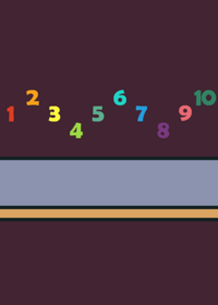 Ten Little Numbers Jumping on the Bed