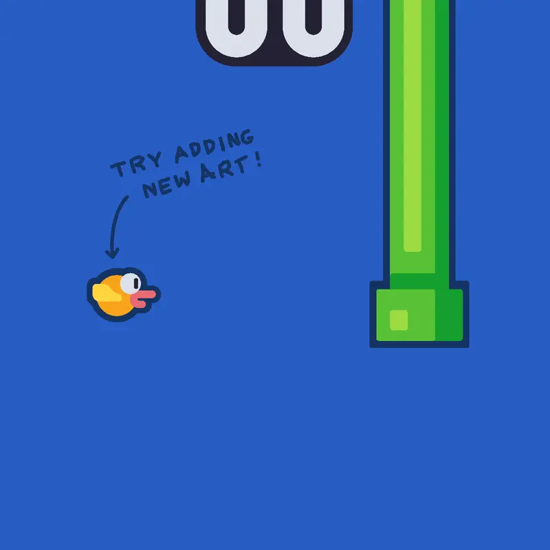 Flappy bird by @GrigoreFrantuz