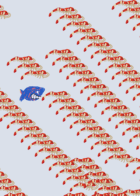 Tasty blue