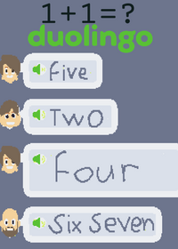 Duolingo , 1+1 ?????