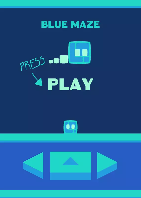 Blue Maze by @StarryPotionXD