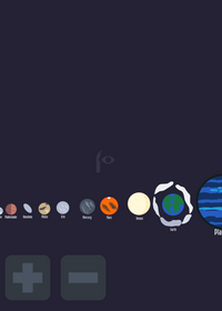 Planet size comparison
