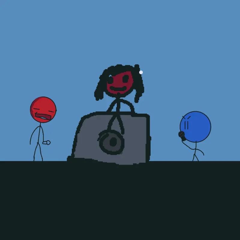 Red versus blue by @MrJacklanter