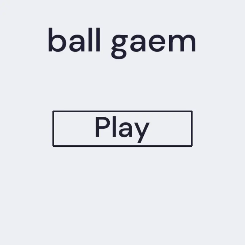 ball gaem by @johnnm
