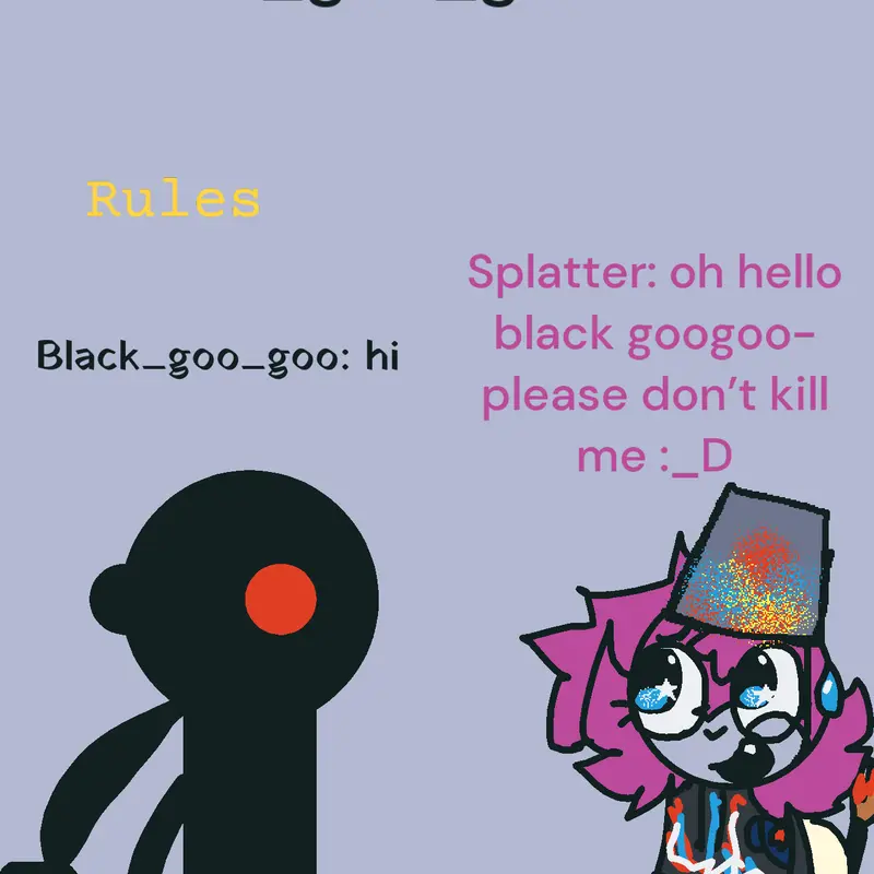 Qna with black goo goo by @Starr_Sylveon_luvs_OSC
