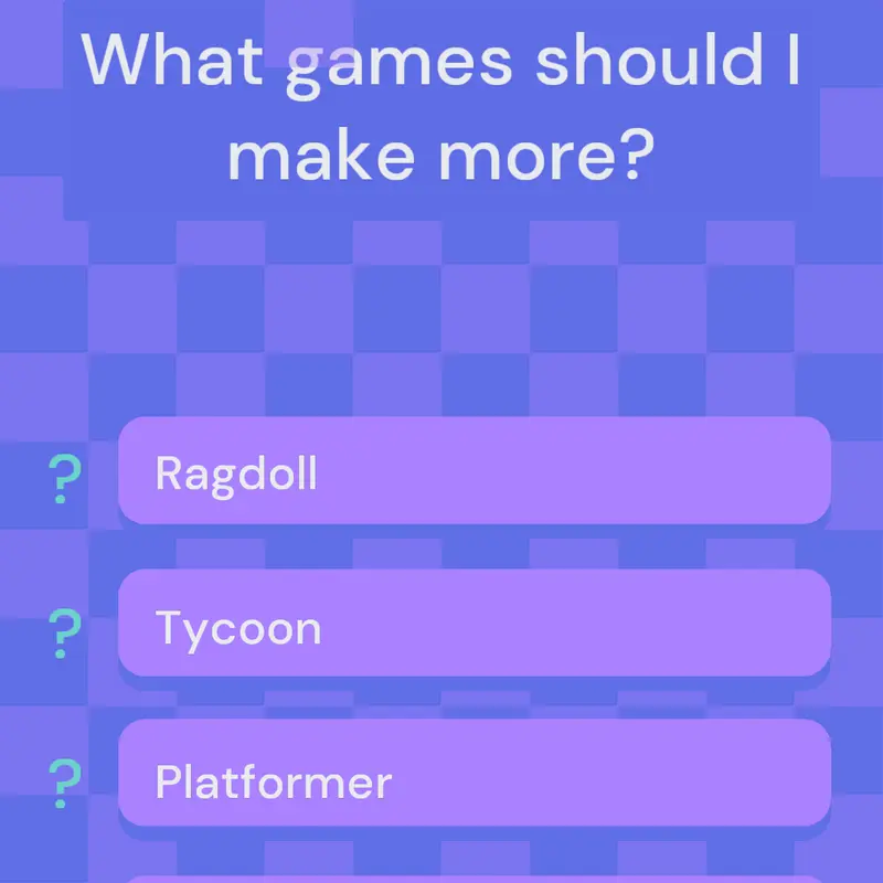 What games should I make? by @Mexicoin