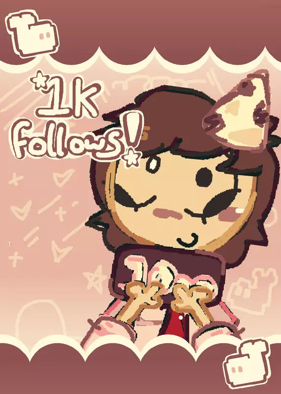 1k followers by @wHaleJoeyy