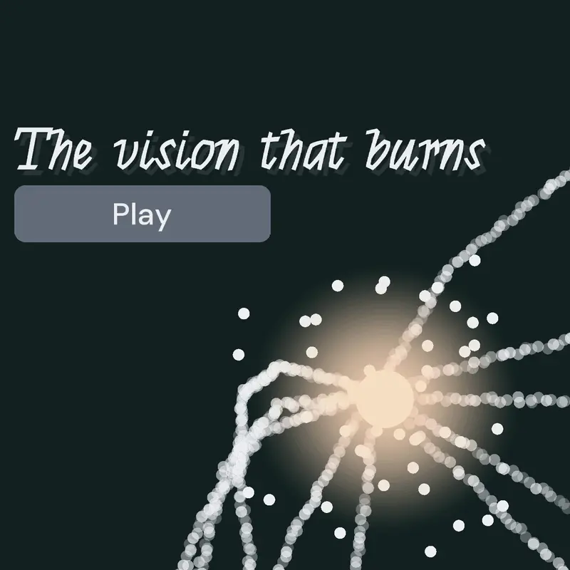 The Vision that Burns by @Porucoso