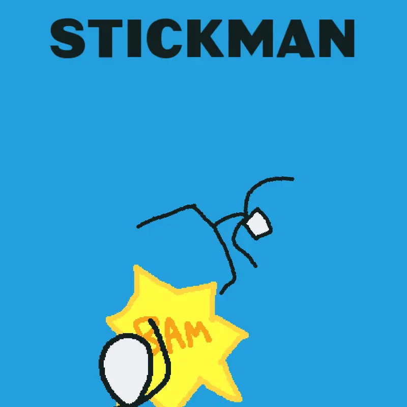 Punch an stickman by @mrjasperfunny
