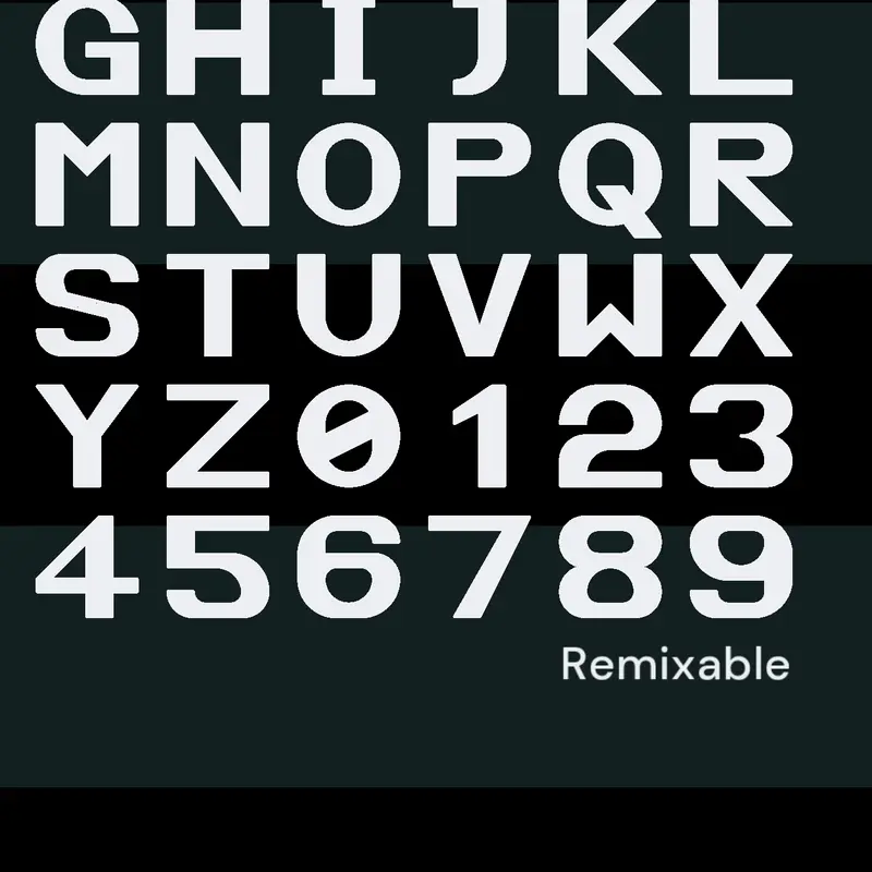 Alphabet by @Francisco2026Pyramixed