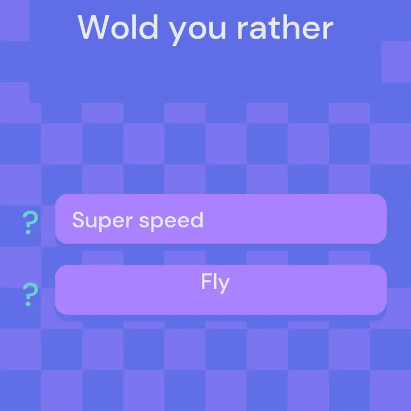Wold you rather by @Stevenkotw