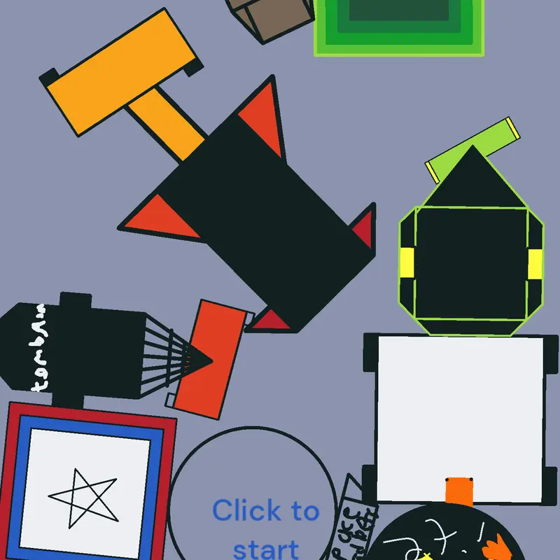 Robot fighting 1 by @Billylee2
